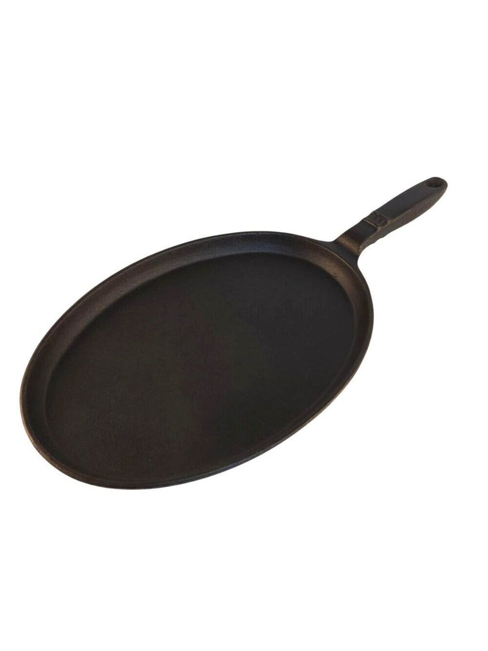 Cast Iron Oval Fajita Skillet Griddle Pan Skillet Cooking Surface With Handle